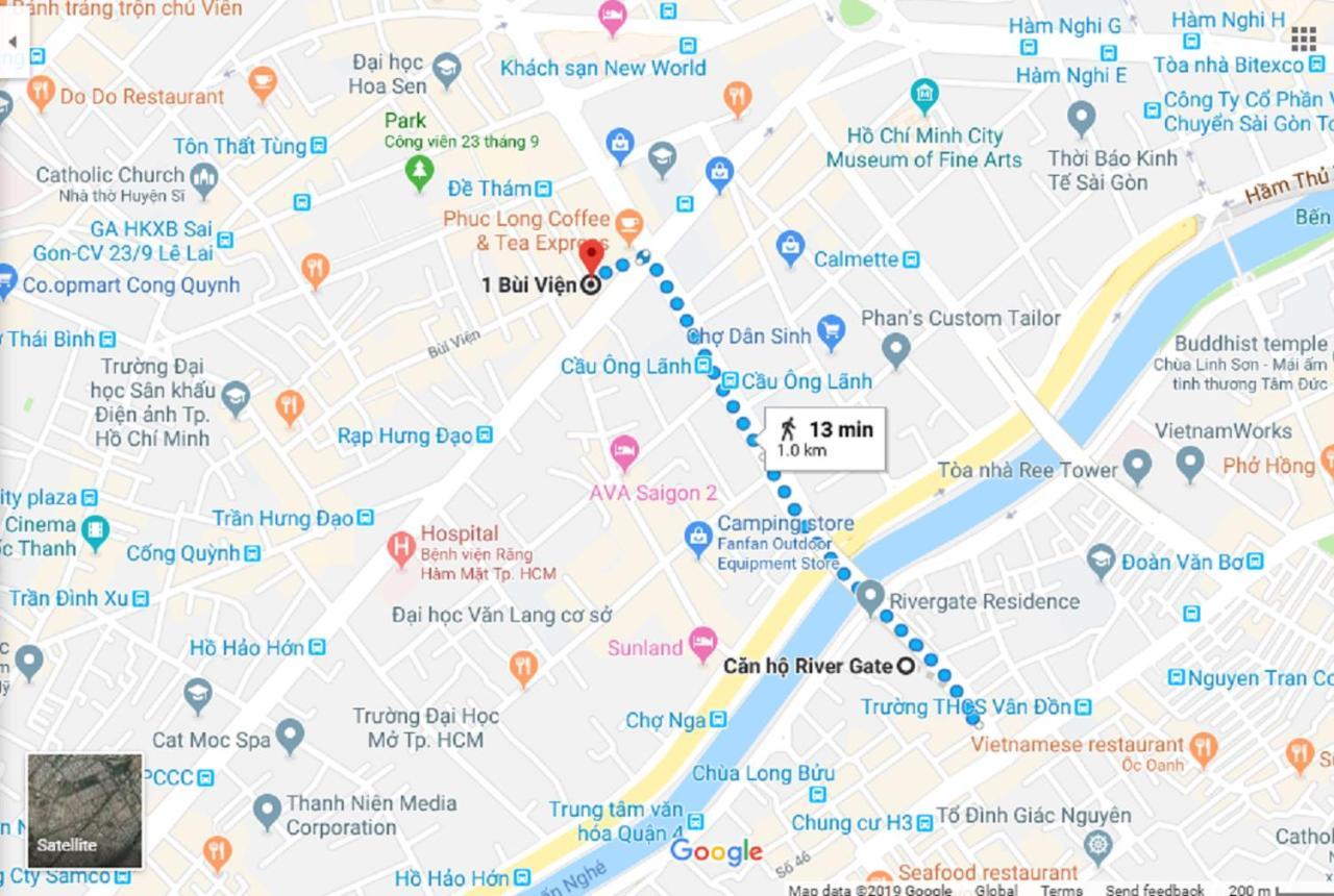 Rivergate Apartment With Central View 호치민 외부 사진